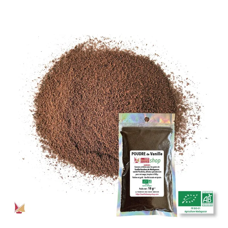 Poudre de Vanille Biologique LAVANY (15 g)
