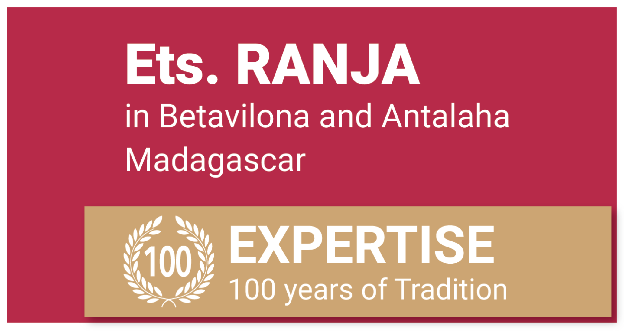 Ets RANJA a Betavilona e Antalaha - Madagscar Produttore di Vanille LAVANY Bourbon.
